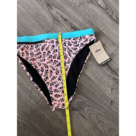 Nike Swim Women's Party Dots High Waist Bikini Bottom size Medium - Picture 3 of 6